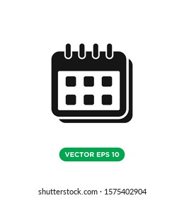calendar vector icon design concept