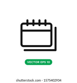 calendar vector icon design concept