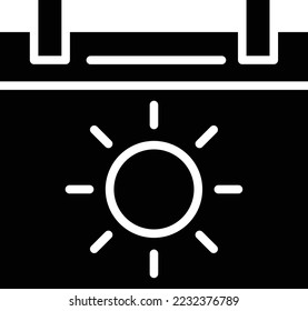 Design-Illustration für Kalendervektorsymbole
