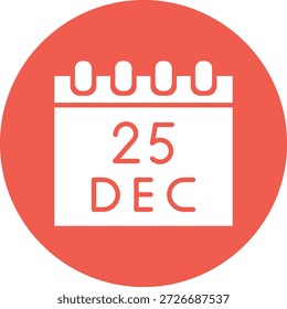 Ilustración de diseño de íconos de Vector de calendario