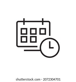 calendar vector icon design template