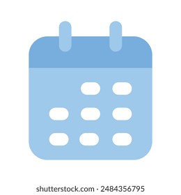 Calendar vector icon design in trendy style, planner icon