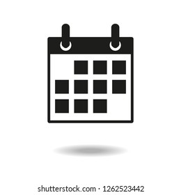 Calendar vector icon, eps 10