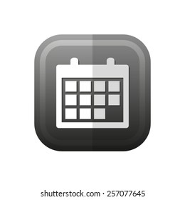 Calendar - vector icon, flat design