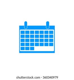 calendar - vector icon. Flat design style eps 10