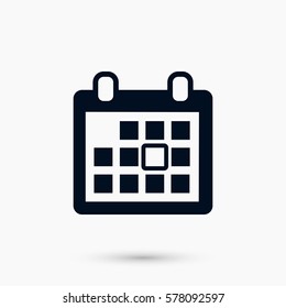 calendar vector icon, flat design best vector icon