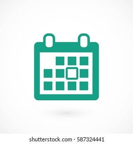 calendar vector icon, flat design best vector icon