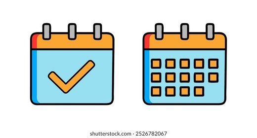 Icono de Vector de calendario. ilustración plana aislada para gráfico y Diseño web.