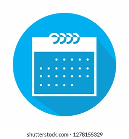  Calendar vector icon illustration