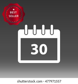 Calendar Vector Icon Illustration