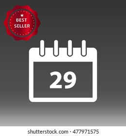 Calendar Vector Icon Illustration