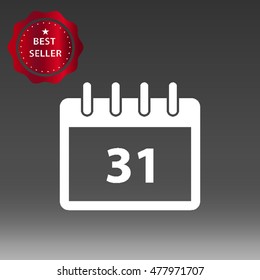 Calendar Vector Icon Illustration