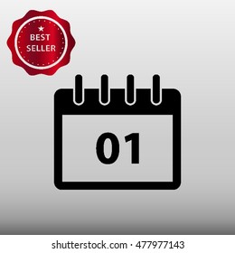 Calendar Vector Icon Illustration