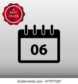Calendar Vector Icon Illustration
