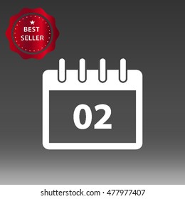 Calendar Vector Icon Illustration