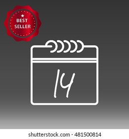 Calendar Vector Icon Illustration