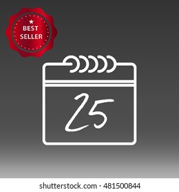Calendar Vector Icon Illustration