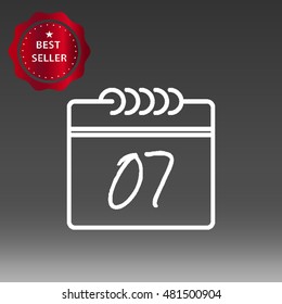 Calendar Vector Icon Illustration
