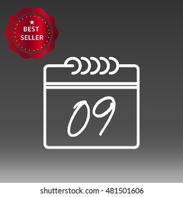 Calendar Vector Icon Illustration
