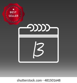 Calendar Vector Icon Illustration