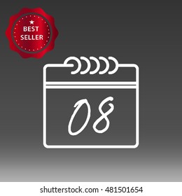 Calendar Vector Icon Illustration