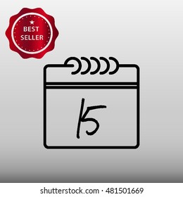 Calendar Vector Icon Illustration