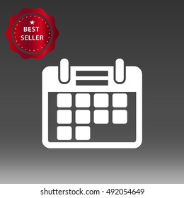 Calendar Vector Icon Illustration