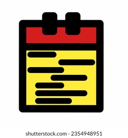 calendar vector icon illustration. considered suitable for graphic and web design.
