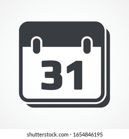 Calendar vector icon. Illustration isolated for graphic and web design. Calendar vector icon. Time, clock sign. Deadline icon