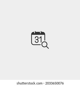 Calendar vector icon illustration sign