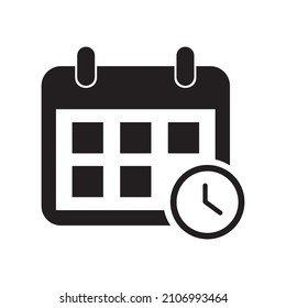 Calendar vector icon illustration sign
