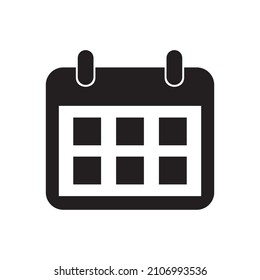 Calendar vector icon illustration sign