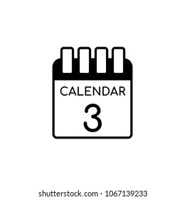 Calendar Vector Icon Illustration For Web And Mobile App Isolated On White Backround.Ui/Ux