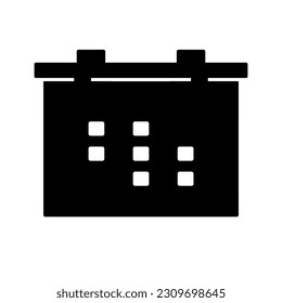 Calendar vector icon. Isolated illustrations for graphic and web design. 