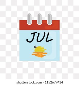 Calendar vector icon isolated on transparent background, Calendar logo concept
