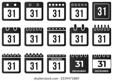 Icono Del Vector Del Calendario Aislado En Blanco Para El Web Y La Impresión