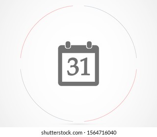 Calendar vector icon line . Flat design best vector isolated icon on gray background. Flat calendar Icon. line  Calendar vector  on the wall. line  Calendar vector  illustration 