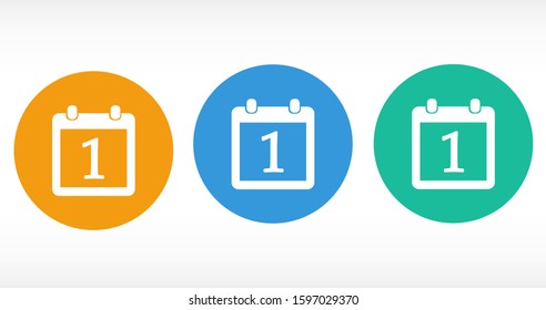 Calendar vector icon line . Flat design best vector isolated icon on gray background. Flat calendar Icon. line  Calendar vector  on the wall. line  Calendar vector  illustration 