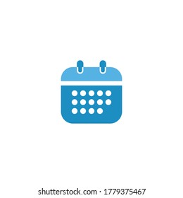 calendar vector icon logo design