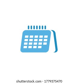 calendar vector icon logo design