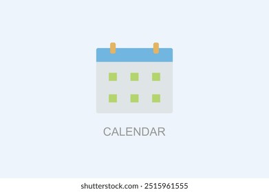 Ícone De Vetor De Calendário Ou Ilustração De Logotipo