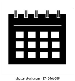 calendar vector, icon logo symbol illustration template