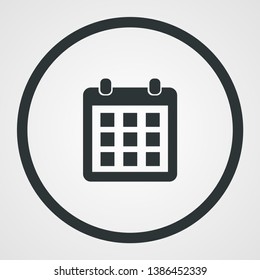 calendar vector icon , Lorem ipsum flat design