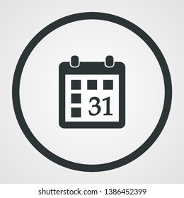 calendar vector icon , Lorem ipsum flat design
