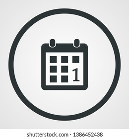 calendar vector icon , Lorem ipsum flat design