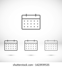 calendar Vector icon . Lorem Ipsum Illustration design