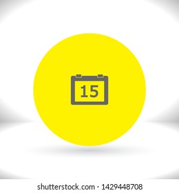 Calendar Vector icon . Lorem Ipsum Illustration design