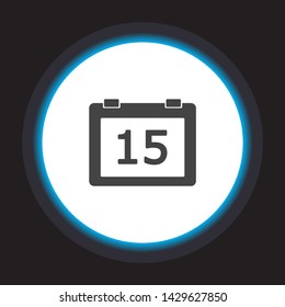 Calendar Vector icon . Lorem Ipsum Illustration design
