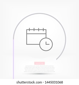 calendar Vector icon . Lorem Ipsum Illustration design