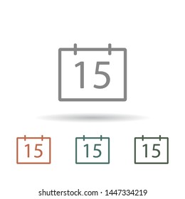 Calendar Vector icon . Lorem Ipsum Illustration design